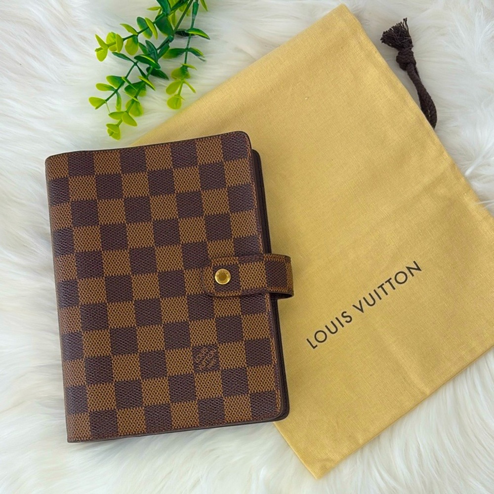 Louis Vuitton Damier Ebene MM‎ Agenda
